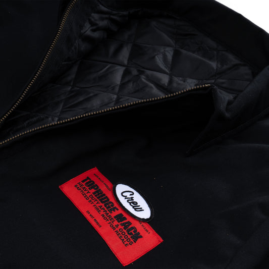 QUILTED UTILITY CREW JACKET